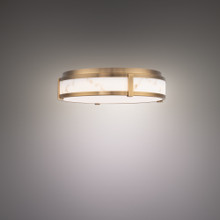 Constantine 18' LED Flush Mount Light 3000K in Aged Brass