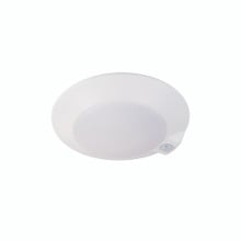 Disc Motion Sensor Energy Star LED Flush Mount 3000K Soft White in White