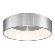 Corso 18' LED Flush Mount Light 3000K in Brushed Aluminum