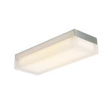 DICE 14' LED Flush Mount Light 2700K in Brushed Nickel