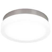 Slice 11' LED Flush Mount Light 2700K in Brushed Nickel
