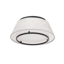 HAILEY 16' LED Semi-Flush Mount Light 3000K in Black