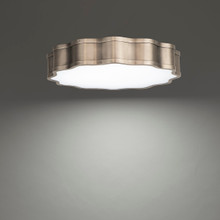 VAUGHAN 16' LED Flush Mount Light 3000K in Brushed Nickel