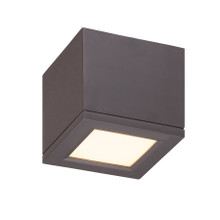 RUBIX 5' LED Outdoor Flush Mount Light 3000K in Bronze