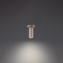 Caliber 7' LED Outdoor Flush Mount Light 3000K in Brushed Aluminum