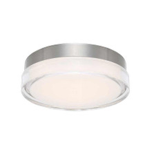 DOT 15' LED Flush Mount Light 3500K in Stainless Steel