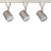 The Charge H-8010 H Track with Mounting Hardware, Brushed Nickel