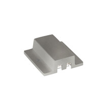 H Track Floating Canopy Connector in Brushed Nickel