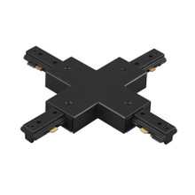 H Track X Connector in Black