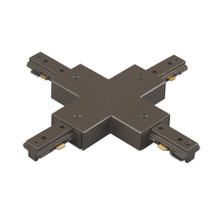 H Track X Connector in Dark Bronze