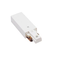 J Track 2-Circuit Live End Connector in White