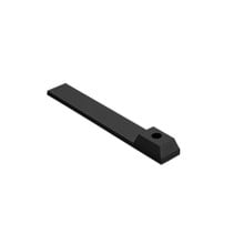J Track 2-Circuit Wire Way Cover in Black