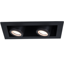 Silo Multiples 2 light Trimmed IC 2700K in Black Black