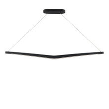 Alleron 46' LED Linear Pendant 3000K in Black