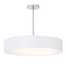 MANHATTAN 26' LED Pendant Light 2700K in Brushed Nickel
