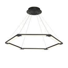 LUNE 32' LED Chandelier Light 3000K in Black