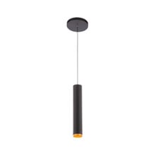 Silo 2015 Adjustable Beam Pendant 3500K in Black/Gold