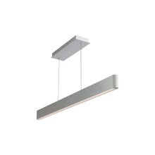 Volo 44' LED Linear Pendant 3000K in Brushed Aluminum