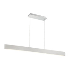Volo 54' LED Linear Pendant 3000K in Brushed Aluminum