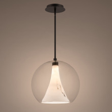 Chantilly 14' LED Pendant Light 3000K in Black