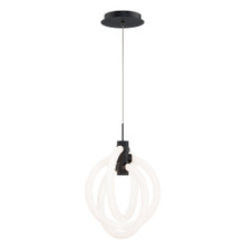 Knot 13' LED Mini Pendant Light 3000K in Black