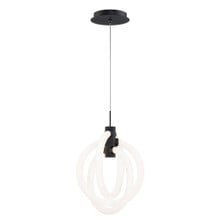 Knot 13' LED Mini Pendant Light 4000K in Black