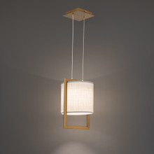 Park Avenue 12' LED Mini Pendant Light 3000K in Aged Brass