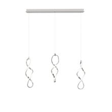 Interlace 21' LED Chandelier Light 2700K/3000K/3500K/4000K in Chrome