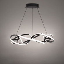 INTERLACE 28' LED Pendant Light 3000K in Black