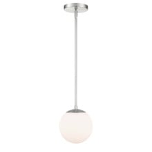 NIVEOUS 7' LED Pendant Light 3000K in Brushed Nickel