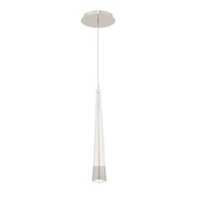 Quill 16' LED Mini Pendant Light 2700K in Chrome
