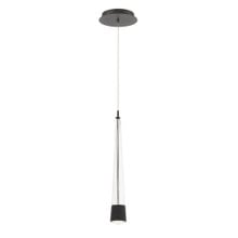 Quill 16' LED Mini Pendant Light 3500K in Black