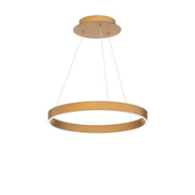SIRIUS 18' LED Pendant Light 3000K in Brushed Aluminum
