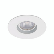 Ocularc 1.0 LED Round Adjustable Flood 2700K Trim with Light Engine and New Construction or Remodel Housing in White