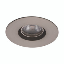 Ocularc 1.0 LED Round Narrow 2700K Trim with Light Engine and New Construction or Remodel Housing in Brushed Nickel
