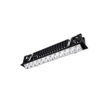 Multi Stealth Adjustable Trim 12 Cell Spot Beam 2700K 90CRI in Chrome/Black