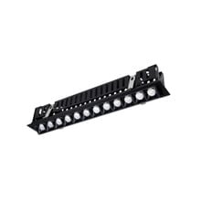 Multi Stealth Adjustable Trim 12 Cell Spot Beam 3000K 90CRI in Black/Black