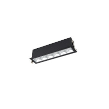 Multi Stealth Downlight Trim 6 Cell Narrow Flood Beam 3000K 90CRI in Haze/Black