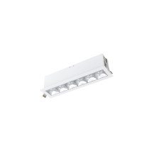 Multi Stealth Downlight Trim 6 Cell Narrow Flood Beam 3500K 90CRI in Haze/White