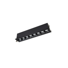 Multi Stealth Downlight Trim 8 Cell Flood Beam 3500K 90CRI in Black/Black