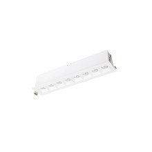 Multi Stealth Downlight Trim 8 Cell Narrow Flood Beam 2700K 90CRI in White/White