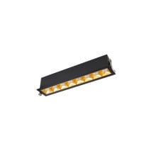 Multi Stealth Downlight Trim 8 Cell Spot Beam 4000K 90CRI in Gold/Black