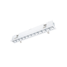 Multi Stealth Downlight Trim 12 Cell Spot Beam 3500K 90CRI in Haze/White