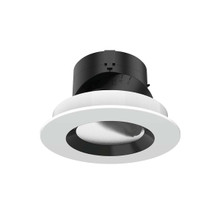 Aether 2in Adjustable Round Trim Flood CRI90 2700K Lensed Lensed Black/White