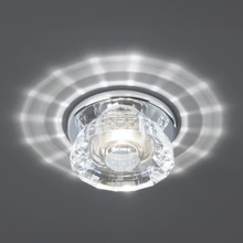 Elipse Lotus CCT Selectable 3000K/3500K/4000K Trim with Light Engine and New Construction or Remodel Housing in White