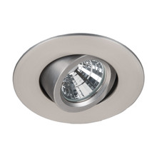 Ocularc 2.0 LED Round Adjustable Flood 2700K Trim with Light Engine and New Construction or Remodel Housing in Brushed Nickel