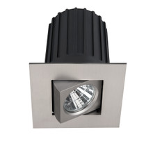 Ocularc 2.0 LED Square Adjustable Flood 2700K Trim with Light Engine and New Construction or Remodel Housing in Brushed Nickel
