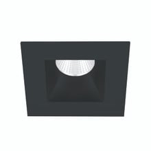 Ocularc 2.0 LED Square Open Reflector Flood 2700K Trim with Light Engine and New Construction or Remodel Housing in Black