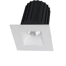 Ocularc 2.0 LED Square Open Reflector Flood 2700K Trim with Light Engine and New Construction or Remodel Housing in Haze White