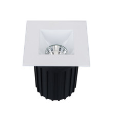 Ocularc 2.0 LED Square Open Reflector Flood 2700K Trim with Light Engine and New Construction or Remodel Housing in White